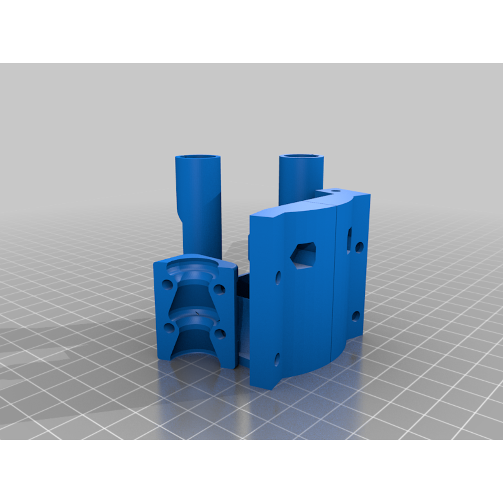 MPCNC 525 Laser Holder for 2.8W laser w/ fan and line lasers - 3D ...